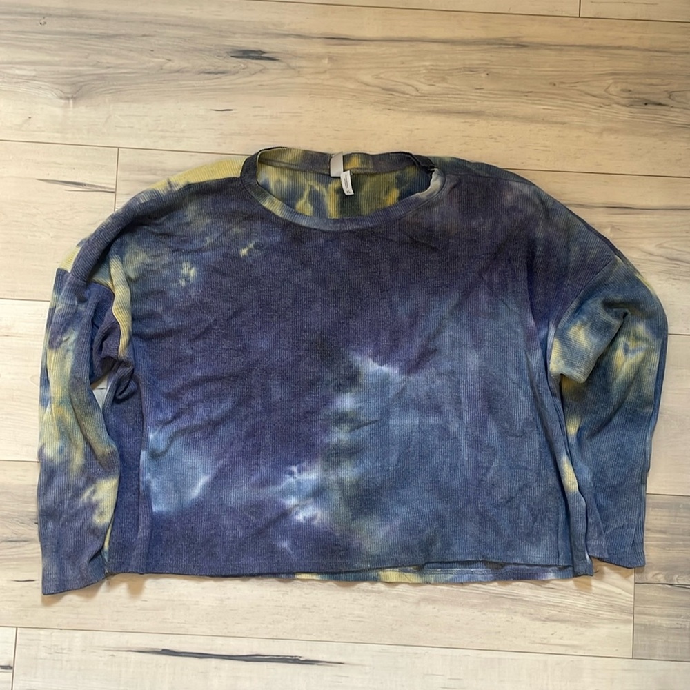 Zella Waffle Oversized Crop sXL